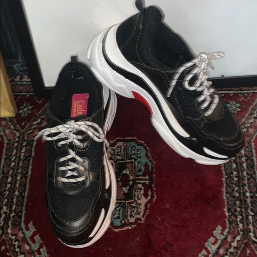 ISO CATHERINE MALANDRINO PATFORM SNEAKERS